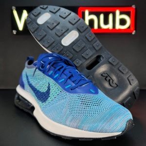 Nike Air Max Flyknit Racer Running Shoes • FD2765-400 • Blueberry • Mens Size 11